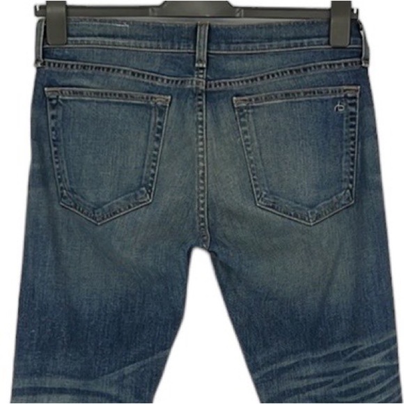Rag & Bone Dre Low Rise Slim Boyfriend in Cornish SZ 26 - Picture 4 of 6